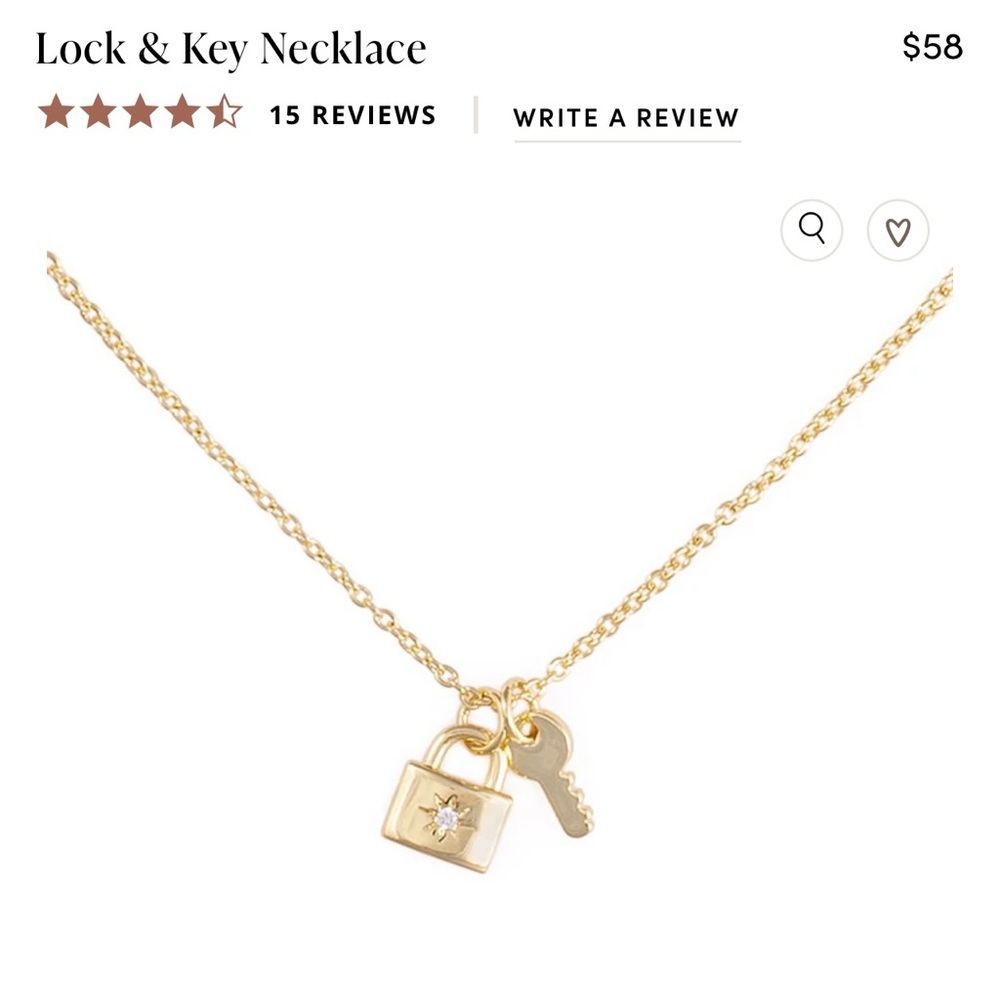 Uncommon James _ Lock & Key Necklace